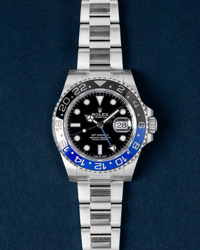 Rolex GMT Master II 40mm Batman  Oyster Strap 126710BLNR Watch
