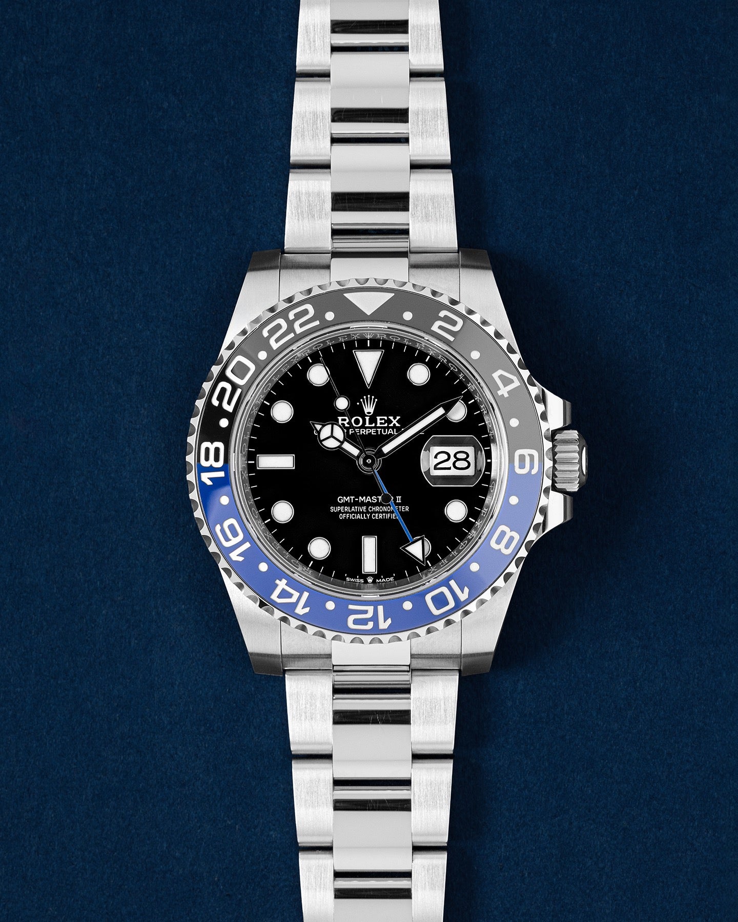 Batman Rolex GMT-Master II 126710BLNR | Grand Caliber Watches