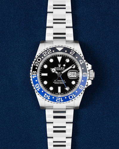 2022 Batman Rolex GMT-Master II 126710BLNR | Grand Caliber Watches