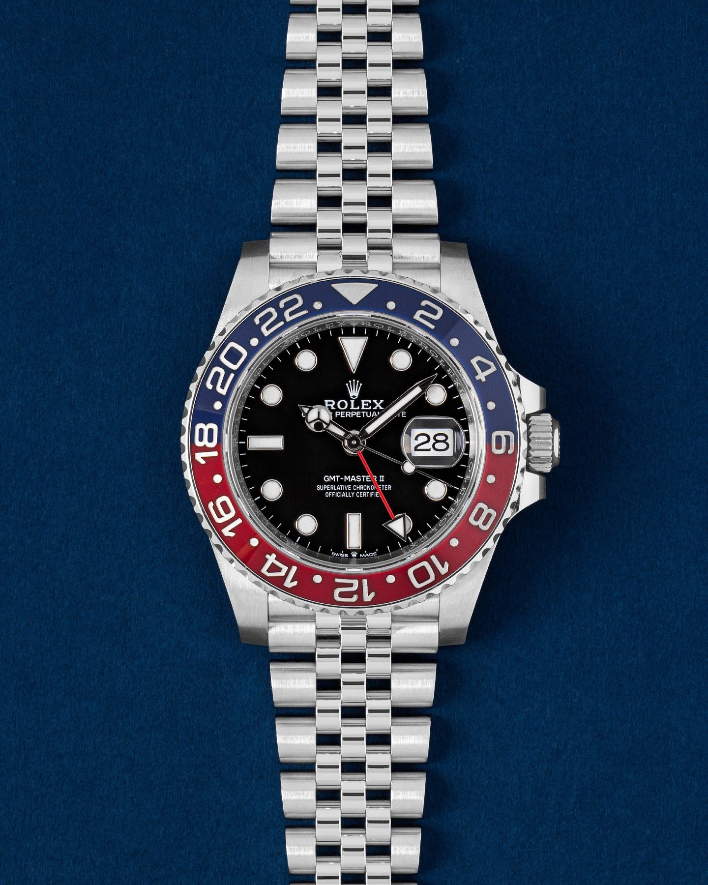 GMT　　ロレックス   GMTマスター２　ペプシ　126710BLRO 40MM Pepsi Rolex GMT-Master II 126710BLRO 2022 – Grand Caliber