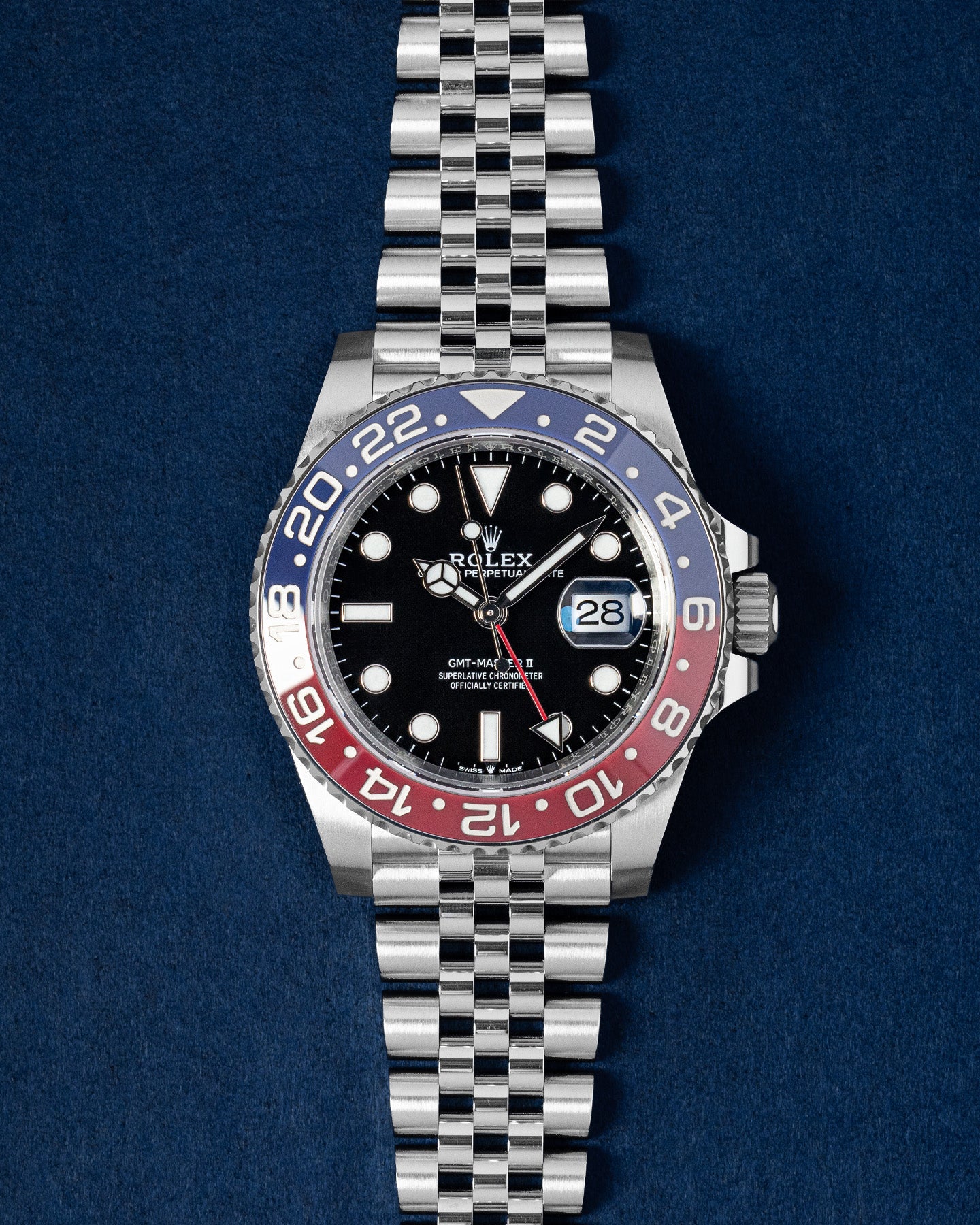 2022 Rolex GMT Master II Pepsi 126710BLRO Watch at Grand Caliber