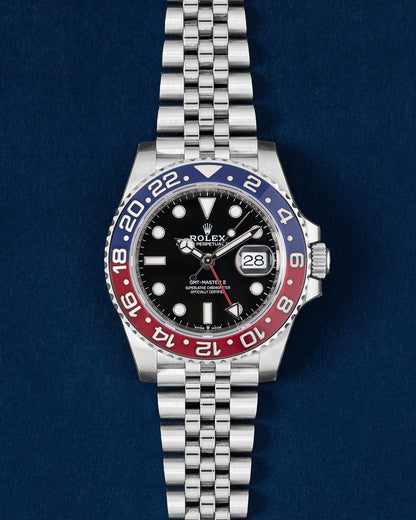 Pepsi Jubilee Rolex GMT-Master II 126710BLRO | Grand Caliber Watches