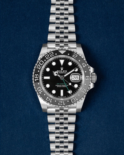 New Bruce Wayne Rolex GMT-Master II 126710GRNR | Grand Caliber Watches TX