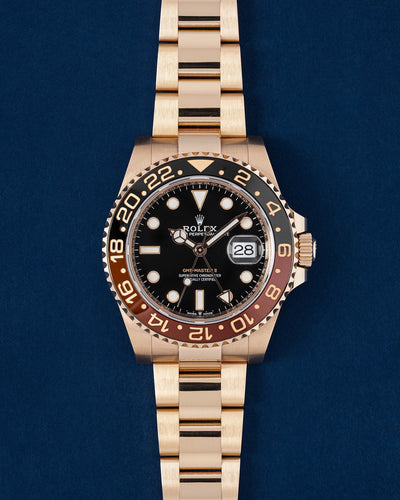 Rolex, GMT-Master II 126715CHNR, Root Beer 18k Everose Gold | Grand Caliber