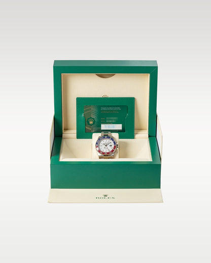 White Gold Rolex GMT-Master II Meteorite 126719BLRO | Grand Caliber TX