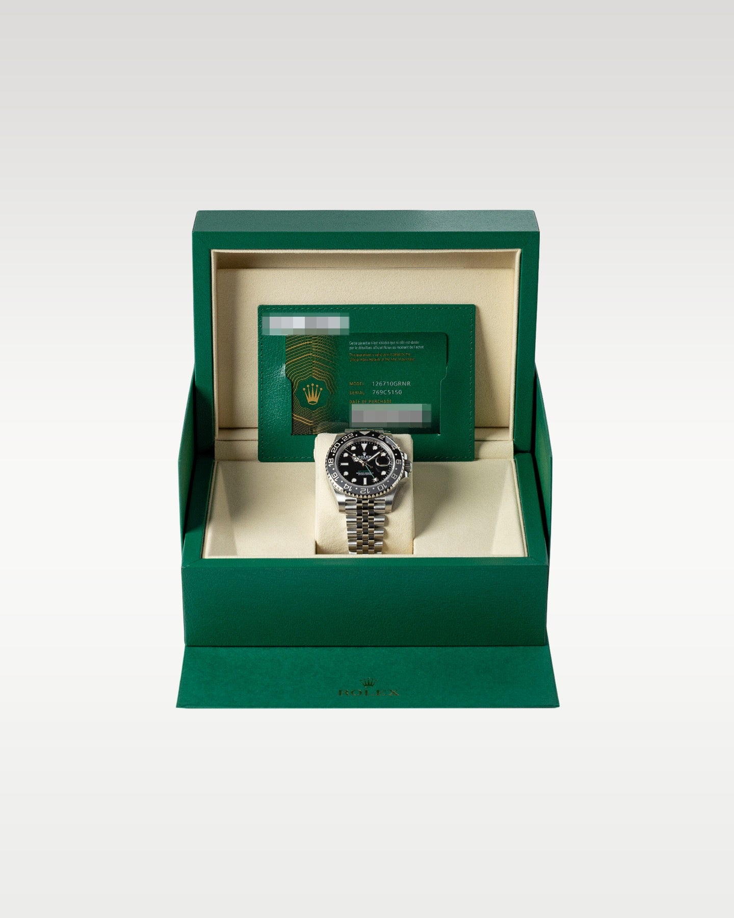 Preowned Rolex GMT Master II 126710GRNR | Grand Caliber Watches