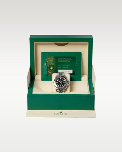 Stainless Steel Rolex GMT Master II 126710GRNR Jubilee Strap Watch