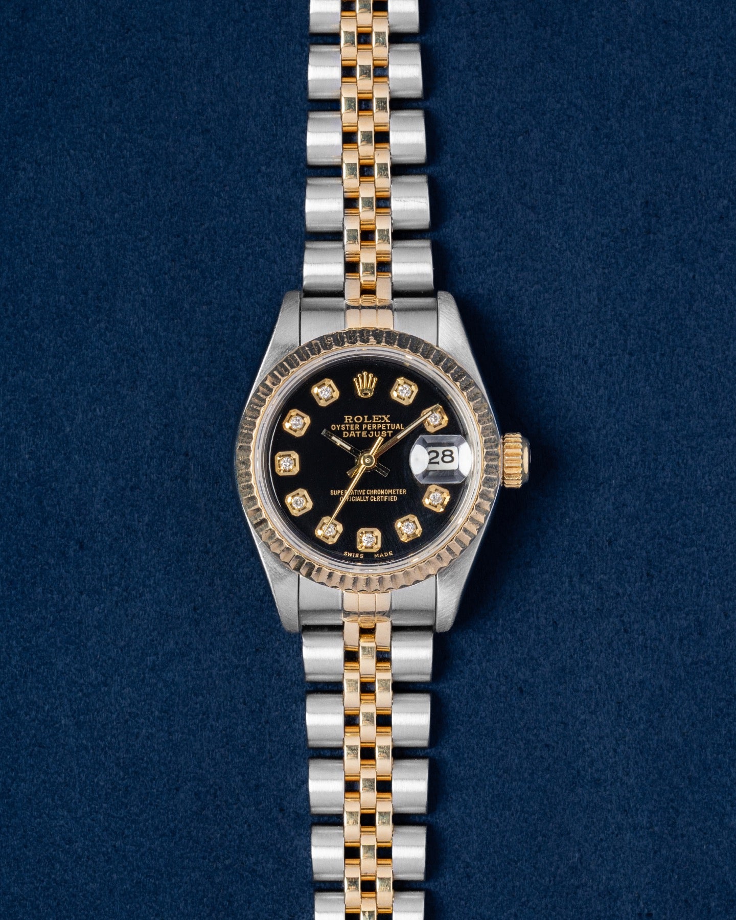 Black Diamond Rolex Lady-Datejust 26 179173 | Grand Caliber Dallas, TX