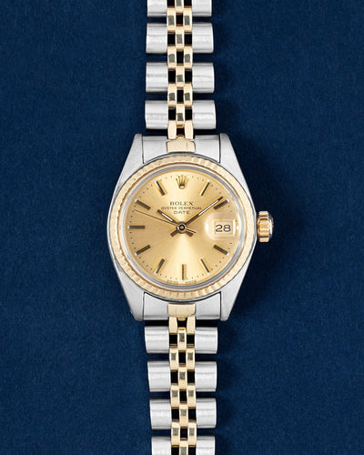 Champagne Stick dial Rolex Lady-Datejust 26 69173 | Grand Caliber Ladies Watches