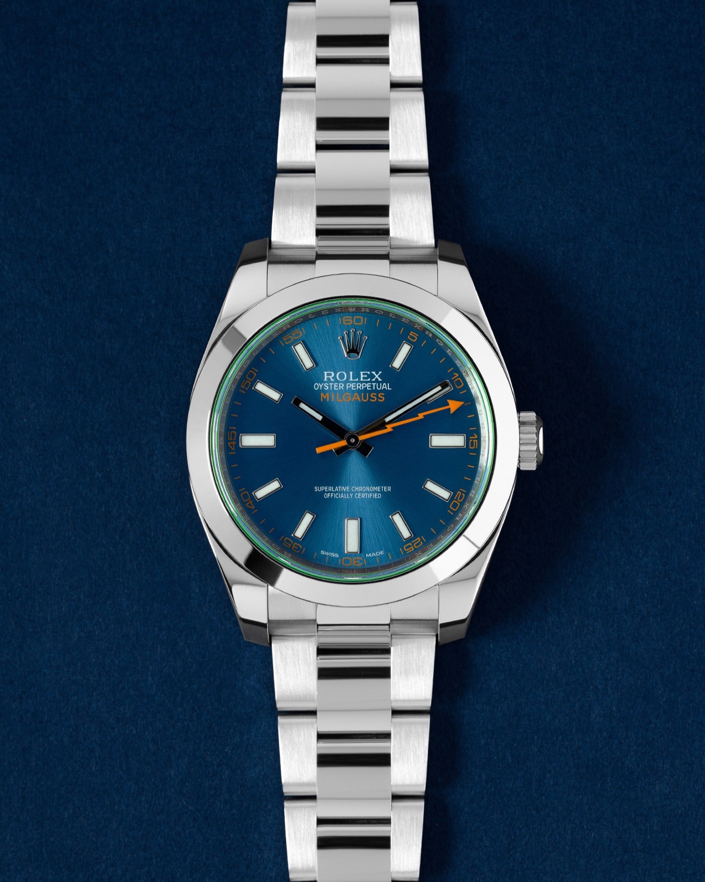 "Z-Blue" Dial Rolex Milgauss 116400GV | Grand Caliber DFW