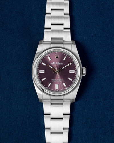 Purple Index Rolex Oyster Perpetual 116000 | Grand Caliber Dallas, Texas