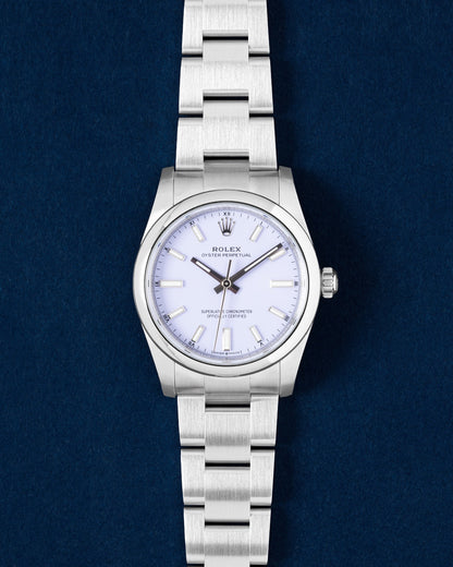 Lavender 34mm Rolex Oyster Perpetual 124200 | Grand Caliber USA