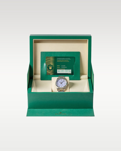 Lavender 34mm Rolex Oyster Perpetual 124200 | Grand Caliber USA