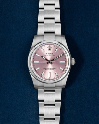 Rolex Oyster Perpetual Pink Dial 124200