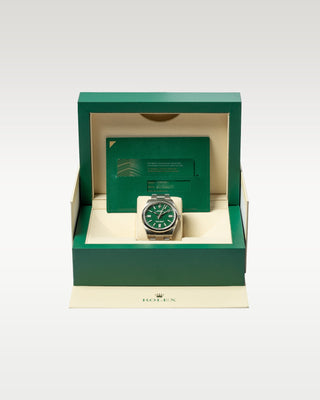 Rolex Oyster Perpetual Green Dial 124300