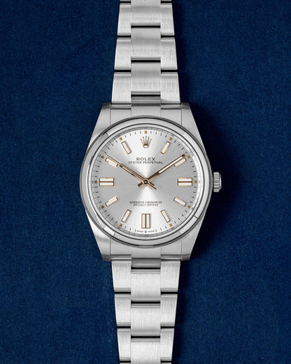 Rolex Oyster Perpetual 41 124300 Silver Dial | Grand Caliber DFW Texas