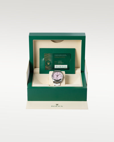 Pink Rolex Oyster Perpetual 36 126000 | Grand Caliber Dallas, Texas