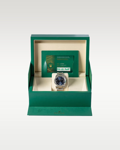 2025 Blue Index Rolex Oyster Perpetual 126000 | Grand Caliber Dallas, Texas