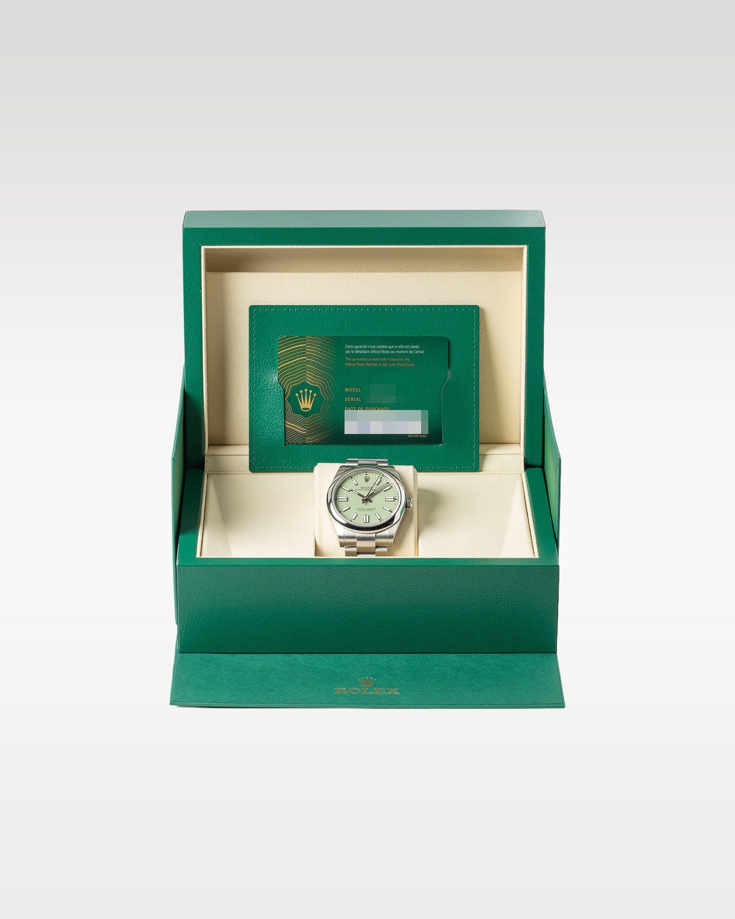 Rolex Oyster Perpetual Pistachio 41MM – Grand Caliber