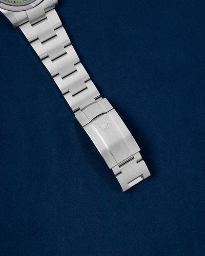 New Rolex Oyster Perpetual Pistachio 134300 | Grand Caliber Dallas, Texas