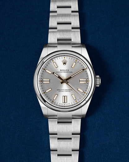 2025 New Rolex Oyster Perpetual Silver Dial 134300 | Grand Caliber USA