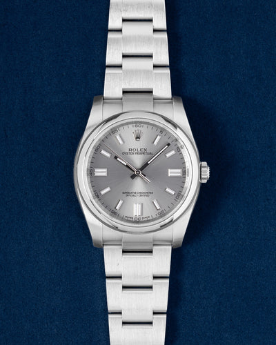 Rolex Oyster Perpetual Silver Index 116000 | Grand Caliber Dallas, Texas