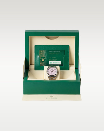 Pink Dial Rolex Oyster Perpetual 36 126000 | Grand Caliber Watches