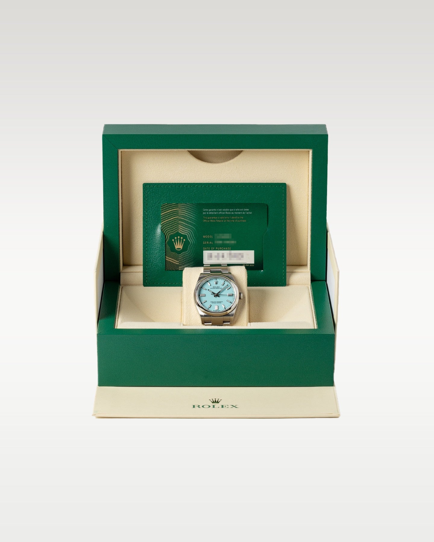 Turquoise Blue Rolex Oyster Perpetual 36 126000 Watch | Grand Caliber Near You
