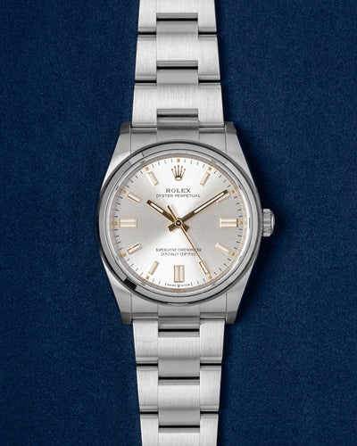2024 Rolex Oyster Perpetual 36 Silver 126000 | Grand Caliber Dallas, Texas