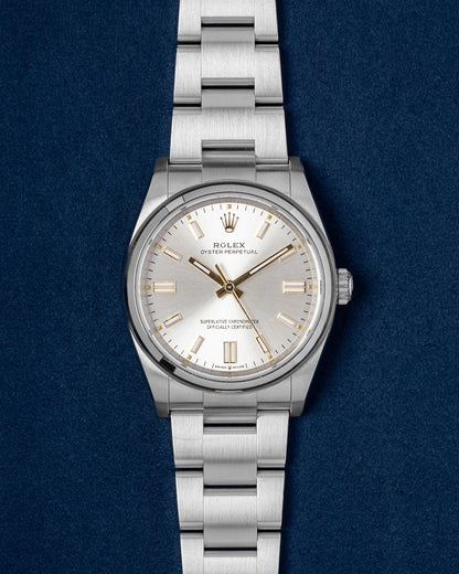 2024 Rolex Oyster Perpetual 36 Silver 126000 | Grand Caliber Dallas, Texas