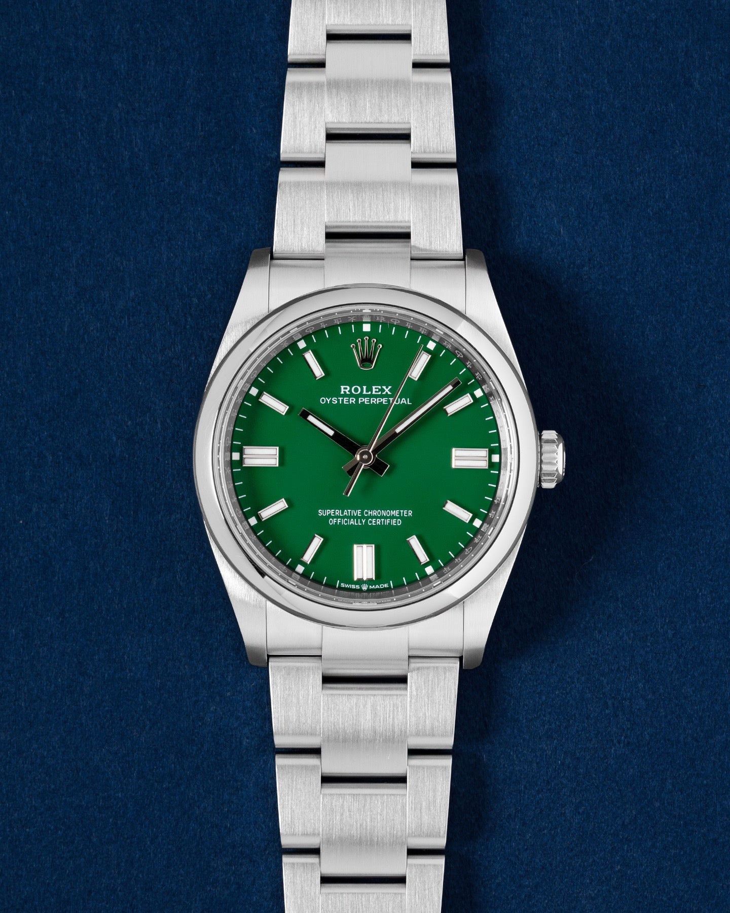 Green Dial Rolex Oyster Perpetual 36 126000 2023 | Grand Caliber Watches