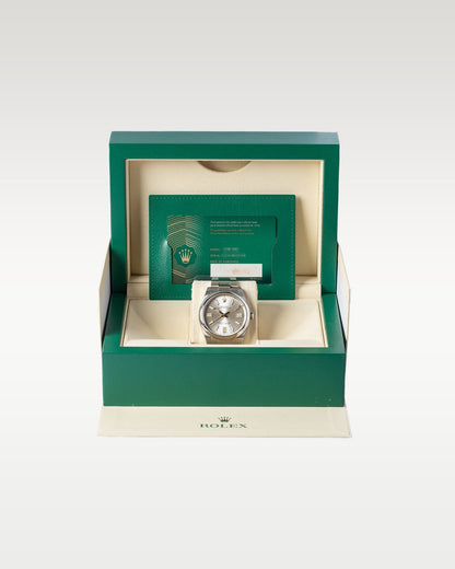 2020 Silver Index Rolex Oyster Perpetual 41 124300 | Grand Caliber Dallas, Texas