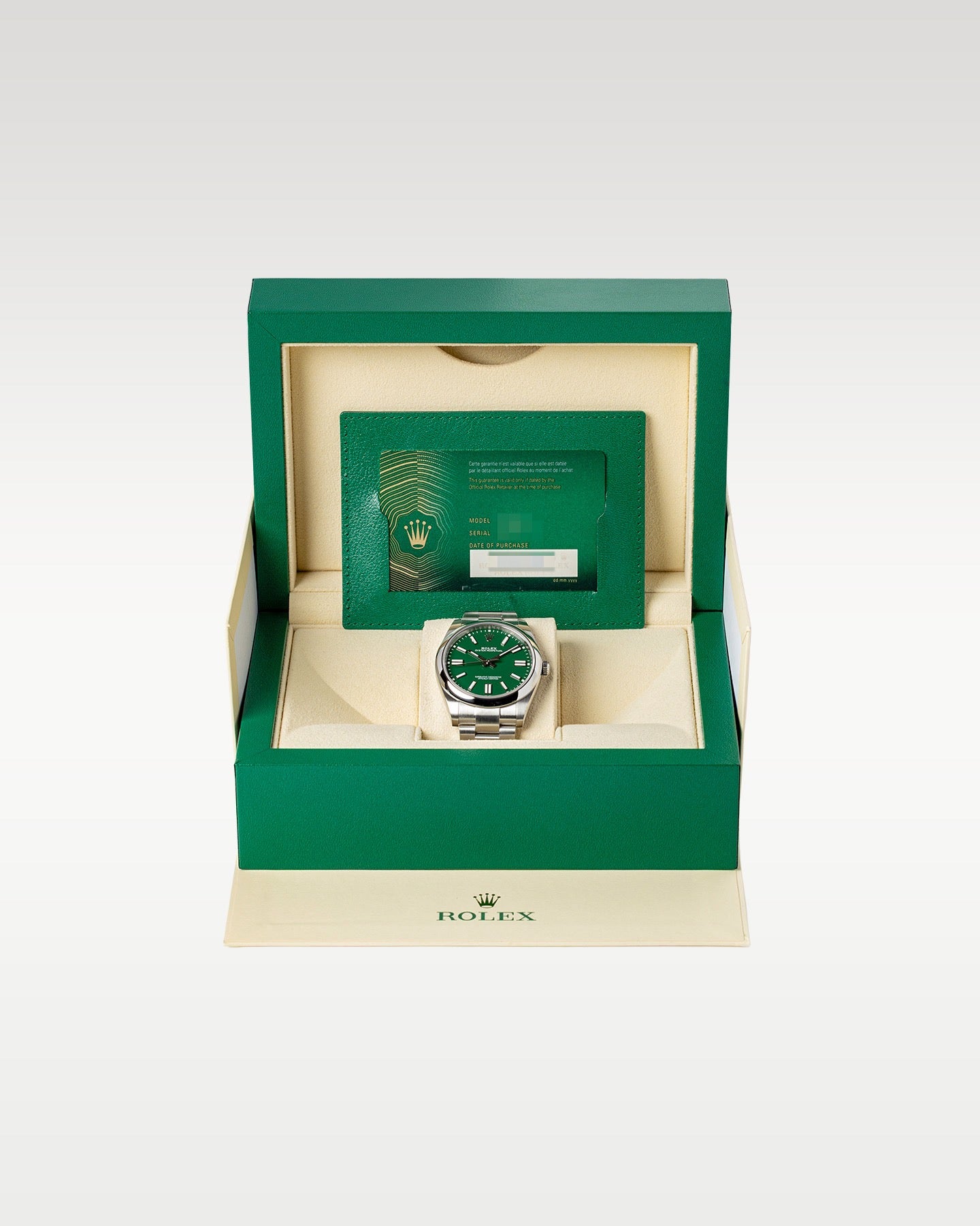 Bright Green Rolex Oyster Perpetual 41 124300 | Grand Caliber Watches