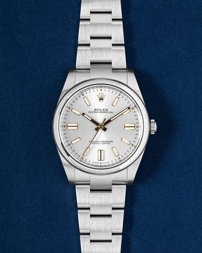 Silver dial Rolex Oyster Perpetual 41 124300 | Grand Caliber Watches