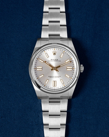2025 Silver Rolex Oyster Perpetual 41 124300 | Grand Caliber Dallas, TX