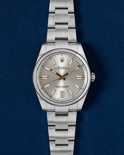 Silver Dial Rolex Oyster Perpetual 41 124300 | Grand Caliber Watches