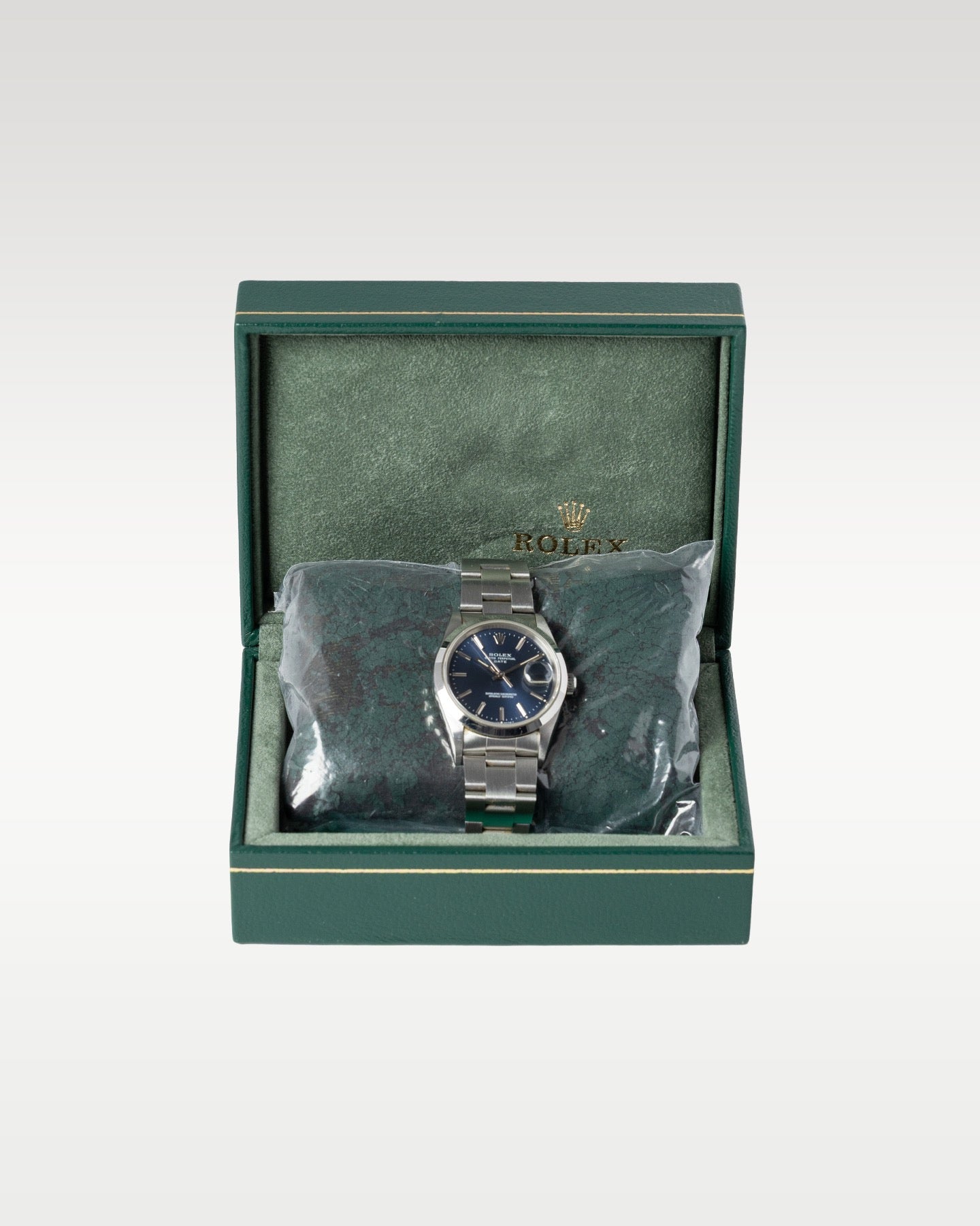 Blue Dial Rolex Oyster Perpetual Date 15200 | Grand Caliber TX