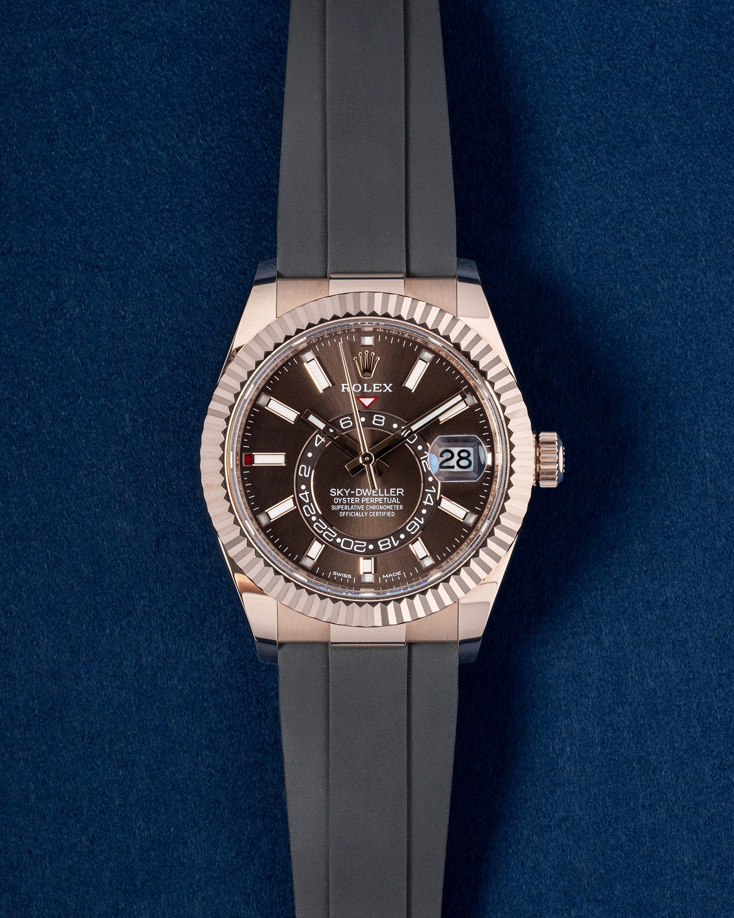 2022 Rose Gold Rolex Sky-Dweller 326235 | Grand Caliber Dallas, Texas