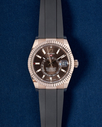 2022 Rose Gold Rolex Sky-Dweller 326235 | Grand Caliber Dallas, Texas