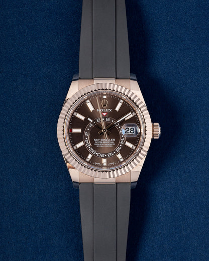 2022 Rose Gold Rolex Sky-Dweller 326235 | Grand Caliber Dallas, Texas