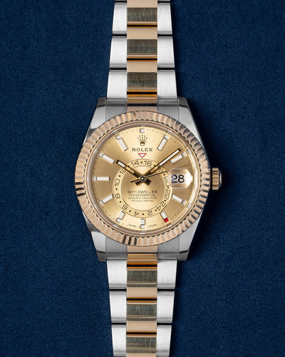 2021 Champagne Dial Rolex Sky-Dweller 326933 | Grand Caliber Dallas, TX