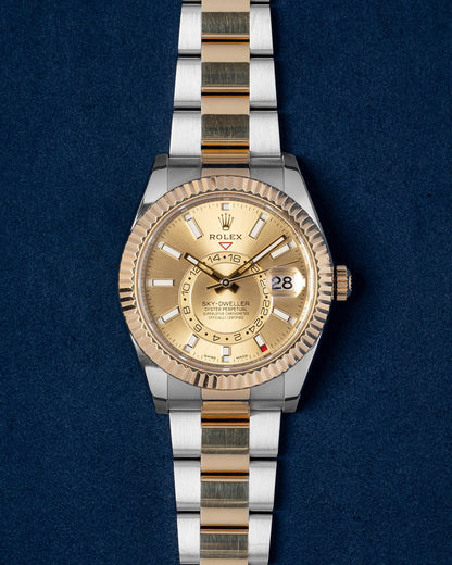 2021 Champagne Dial Rolex Sky-Dweller 326933 | Grand Caliber Dallas, TX
