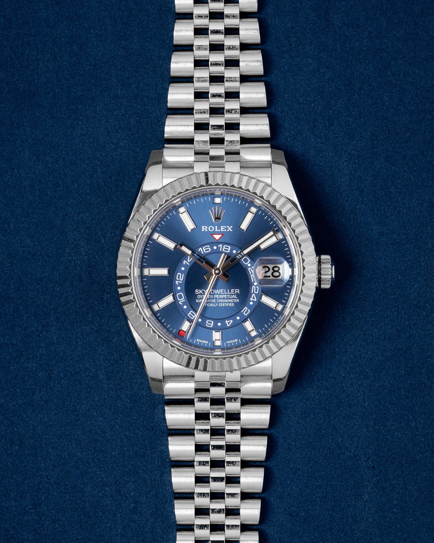 Blue Rolex Sky-Dweller 326934 | Grand Caliber Dallas, Texas