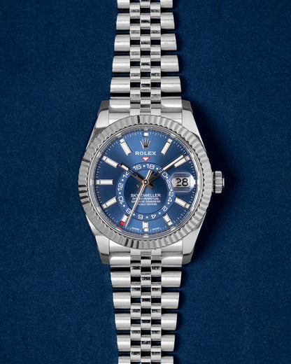 Blue Rolex Sky-Dweller 326934 | Grand Caliber Dallas, Texas