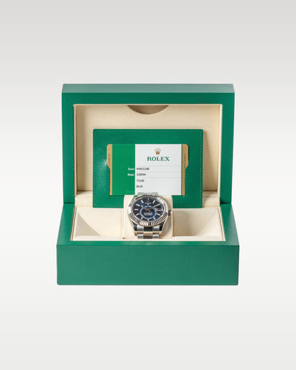 Blue Dial Rolex Sky-Dweller 326934 | Grand Caliber Watches for Men TX