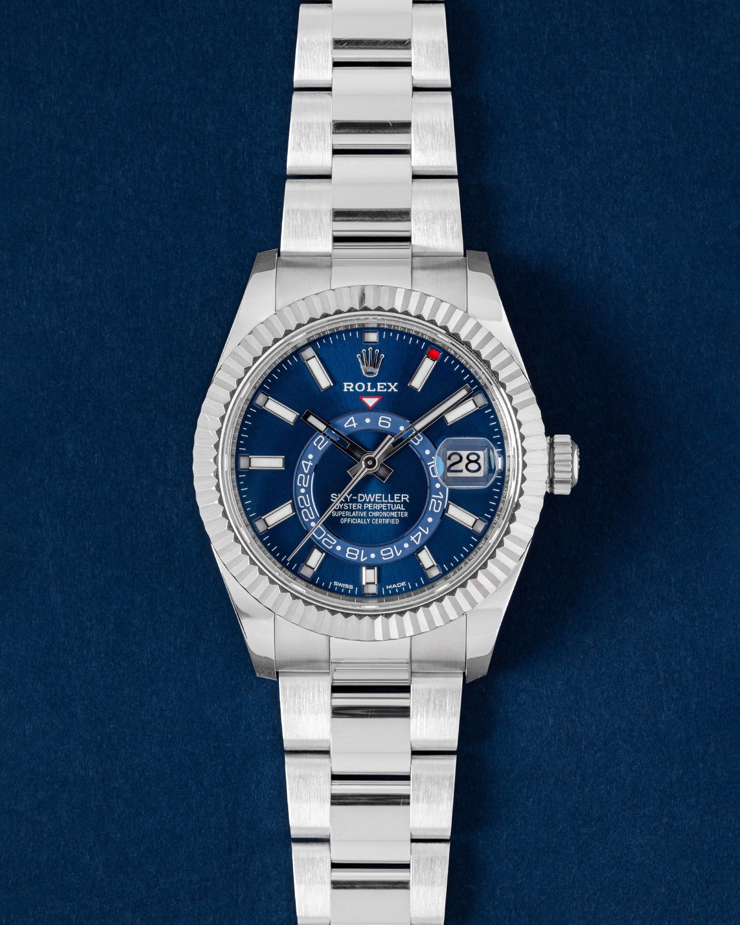Blue Dial Rolex Sky-Dweller 326934 | Grand Caliber Watches for Men TX