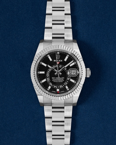 Black dial Rolex Sky-Dweller 326934 | Grand Caliber Watches