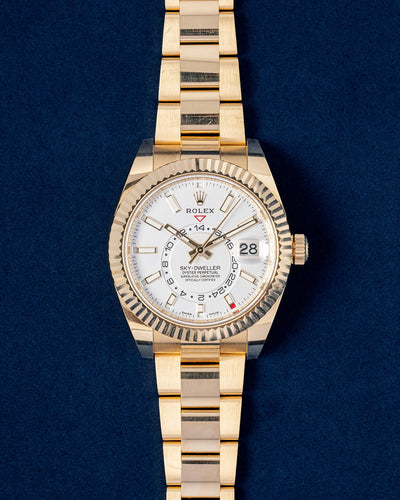 Gold 2023 Rolex Sky-Dweller 326938 | Grand Caliber Dallas, Texas