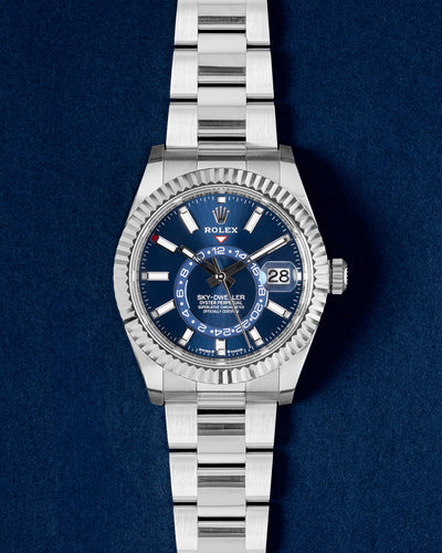 Rolex Sky-Dweller 336934 Blue Dial at Grand Caliber | Dallas Watch Store