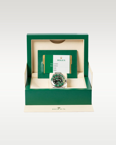 Rolex Hulk Submariner 116610LV at Grand Caliber | Dallas Watch Store